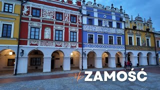 Zamość Poland 4K Walking Tour  najpiękniejsze polskie miasta [upl. by Siramay]