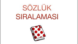 3 Sınıf Sözlük SıralamasıAlfabetik Sıralama  Türkçe [upl. by Elleral465]