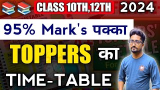 आ गया Class 10th Time Table ऐसे पढ़ाई करना चाहिए 95 marks board exam 2024time table 10th12th [upl. by Eniamreg]