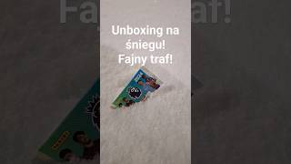 UNBOXING NA ŚNIEGU SPOKO TRAF KARTY PANINI shorts [upl. by Buff]