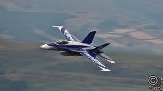 STUNNING CANADIAN CF18 HORNET in the MachLoop [upl. by Wilhelmine]