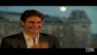 Rogere Federer laughing to death at tv interview [upl. by Anderegg]