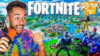 REACCIONANDO A FORTNITE CAPÍTULO 2 REMIX  TheGrefg [upl. by Ainuj]