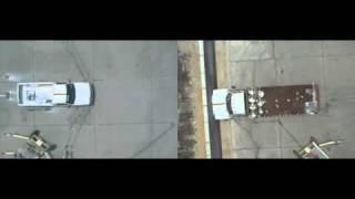 Vehicle Crash Test  Ground Retractable Automobile Barrier GRAB® vs Wall [upl. by Aiciruam]