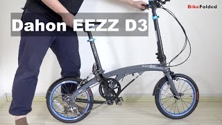 Dahon EEZZ D3 Folding Bike Unboxing amp Installation [upl. by Ennairda502]