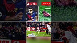 Pigs Head In El Clasico  elclasico barcelona [upl. by Ennaillij]