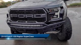 2018 Ford F150 Raptor SuperCrew Merced Turlock Modesto Fresno Los Banos [upl. by Sherye727]