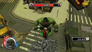 Marvel Ultimate Alliance PSP Modding  Map Enemis Boss From Alliance 2 Sim Mission And Unlock Hulk [upl. by Accissej]