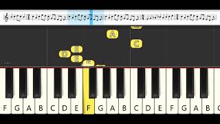 Azumanga Daioh Opening 1  Oranges amp Lemones  Soramimi Cake  Melodica Pianika  Tutorial [upl. by Trixie]