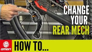 How To Install A Rear Derailleur  Mountain Bike Maintenance [upl. by Siryt]