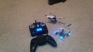 Unpack Hubsan X4 V2 H107L and Wltoys V911 [upl. by Hsevahb433]