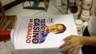 FULL COLOR SILKSCREEN PRINTING CMYK [upl. by Rahs]