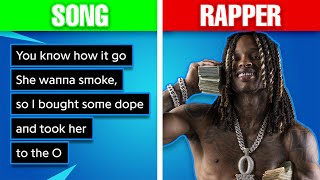 Guess The Rapper By Their Song 999 Fail  HARD Rap Quiz 2022 [upl. by Alika169]