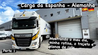 Viagem da Espanha a Alemanha  minha rotina dia a dia planos de rota  Parte 1 [upl. by Ellwood]