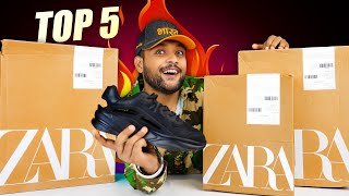 🔥 5 Best Zara ShoesSneakers for Men 👟 Zara Shoes Shopping Haul Review 2023  ONE CHANCE [upl. by Yoshi]