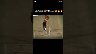 kingamirwickets viralcircketshorts ytshortsindia cirkterpakistan fastbowler amirking 😃☺😄😊☺ [upl. by Ativel]