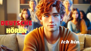 Ich Bin┃Deutsch hören German Learn ┃A1B1 Mit Titeln [upl. by Yardna]