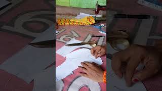 Sabyasachi blouse cutting by stitching [upl. by Niraa]