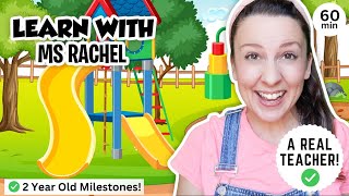 Toddler Learning Video with Ms Rachel  2 Year Old Milestones Speech amp Social Skills for Toddlers [upl. by Rayburn]