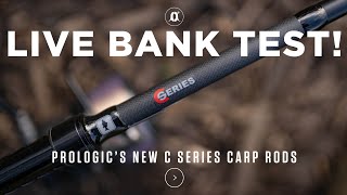 LIVE Bank Test of Prologics NEW C Series Carp Fishing Rods [upl. by Gnoh]