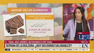 Semana de la dulzura ¿Hay golosinas saludables El análisis de María José Amiunes [upl. by Boulanger]