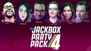 Polygon Plays JACKBOX PARTY PACK 4 Feat Griffin Simone Justin Tara Jeff amp Pat [upl. by Pru]