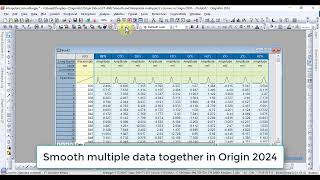 Smoothing and InterpolatingExtrapolating multiple data sets is easier in Origin 2024 [upl. by Eceined231]