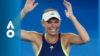 Simona Halep v Caroline Wozniacki match highlights  Australian Open 2018 [upl. by Niki]