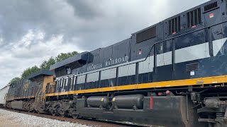 Test CSX New Georgia Railroad Train Passed [upl. by Jobie]