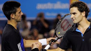 Novak Djokovic vs Roger Federer 2008 Australian Open SF Highlights [upl. by Anirtap703]