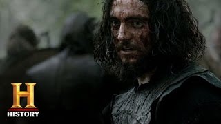 Vikings Athelstan Saves Ragnar in Battle Season 2 Episode 2  History [upl. by Ketchan]