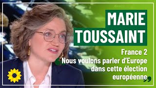 Marie Toussaint invitée de LÉvénement sur France 2 [upl. by Codie]