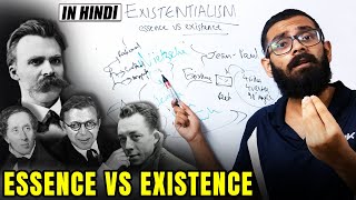 Existentialism In Hindi  Essentialism vs Existence [upl. by Jobina]