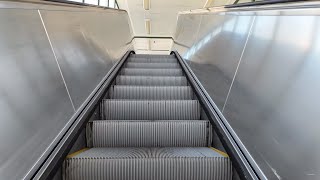 Sweden Stockholm Bandhagen Subway Station 1X escalator [upl. by Assirahs]