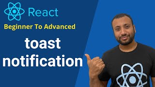 React Bangla Tutorial 43  display notifications using reacttoastify [upl. by Notnad764]