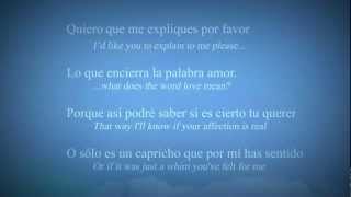 LOVE Spanish Version  Nat King Cole Lyrics w Translation [upl. by Rinna]