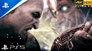 Kratos VS Tyr  DUBLADO em 4K  God of War Ragnarok VALHALLA DLC [upl. by Niveek]