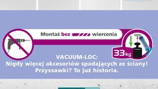 Montaż bez wiercenia Vacuum  Loc od Wenko  mocuj akcesoria nawet do 33 kg [upl. by Polly619]