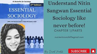 Essential Sociology Nitin SangwanScope of SociologyEmergence of Sociology [upl. by Annoyik857]