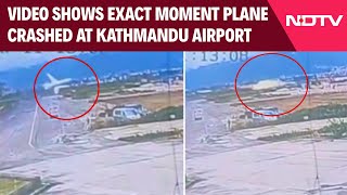 Kathmandu Plane Crash  Video Shows Exact Moment Plane Crashed At Kathmandu Airport [upl. by Krystin411]