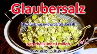 Glaubersalz [upl. by Lenrow]