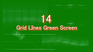 14 Grid Scan Lines Green Screen  Overlay [upl. by Milas627]