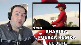 Shakira Fuerza Regida  El Jefe Official Video  TEACHER PAUL REACTS [upl. by Simmie]