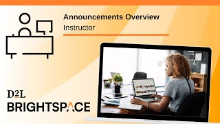 Announcements Overview  Instructor [upl. by Aicenav234]