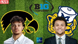 Iowa vs Michigan BIG TEN College Football CHAMPIONSHIP LIVE Game Cast amp Chat [upl. by Coralyn91]