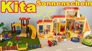 Playmobil Kita Sonnenschein komplett eingerichtet Bällebad Krabbelgruppe seratus1 [upl. by Brinkema523]