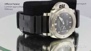 Officine Panerai Luminor 1950 3 Days PAM00305 Luxusuhr24 Ratenkauf ab 20 EuroMonat [upl. by Gwenora596]