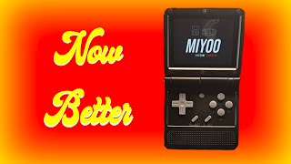 The Powkiddy V90 gets even better Emulation in 2023 with Custom Miyoo Firmware [upl. by Ytinirt]