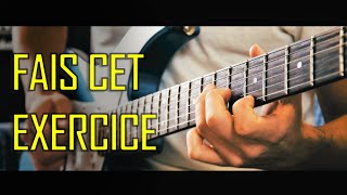 Le MEILLEUR EXERCICE pour progresser RAPIDEMENT à la guitare [upl. by Manard]