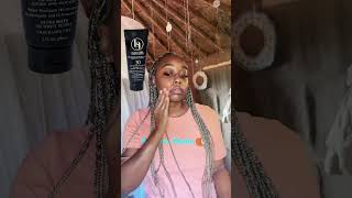 I been an Ashy Gurl Dry Skin Travel Skincare Routine travel skincare ashblondebraids [upl. by Narot]